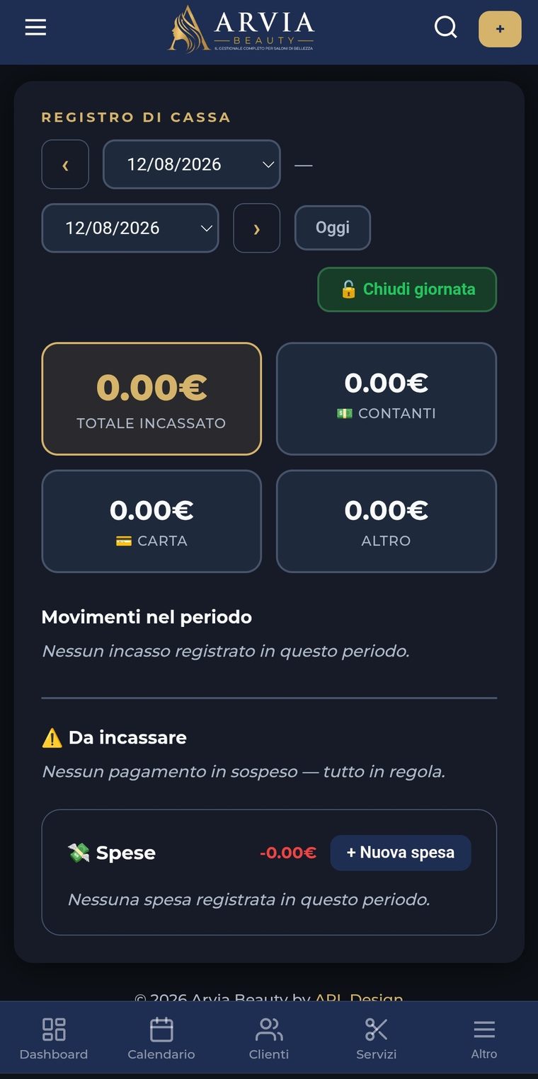 Cassa mobile Arliva Beauty